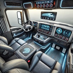 امکانات مدرن کابین کامیون های پیشرفته