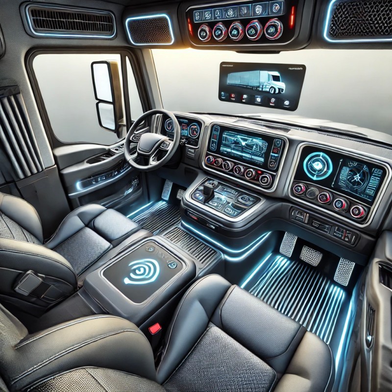 امکانات مدرن کابین کامیون های پیشرفته
