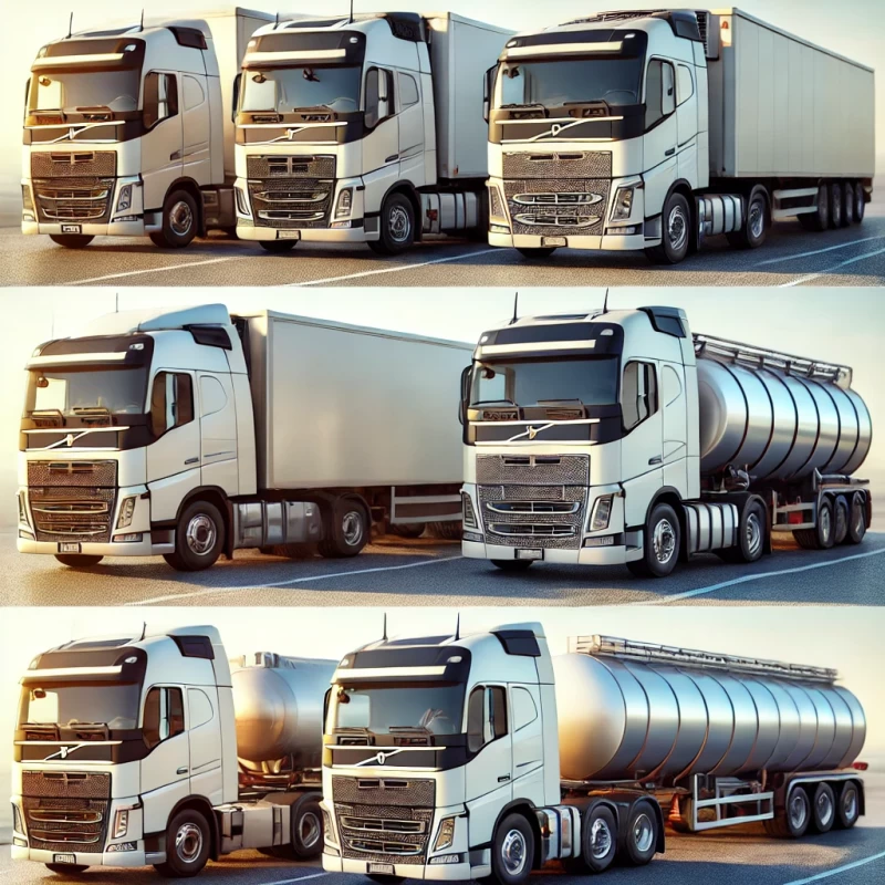 همه چیز درباره انواع کامیون‌ها